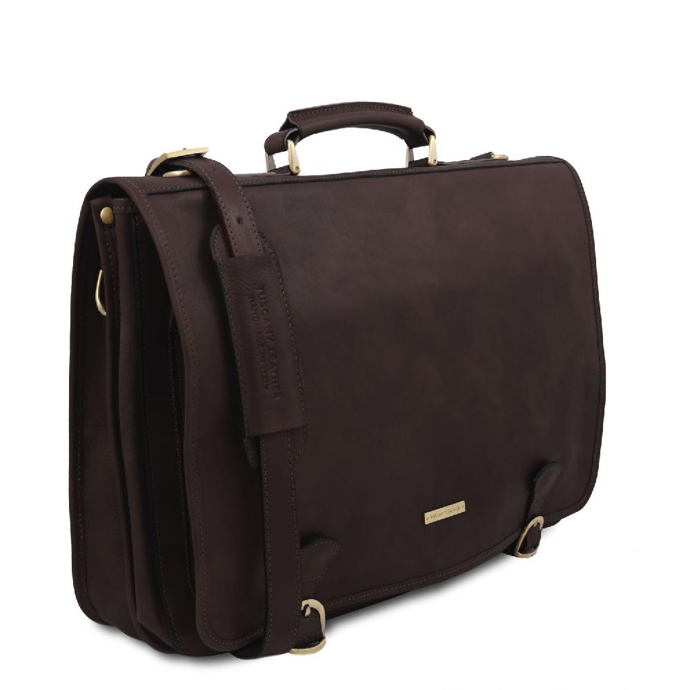 Tuscany Leather Borsa da Lavoro in Pelle Nuova