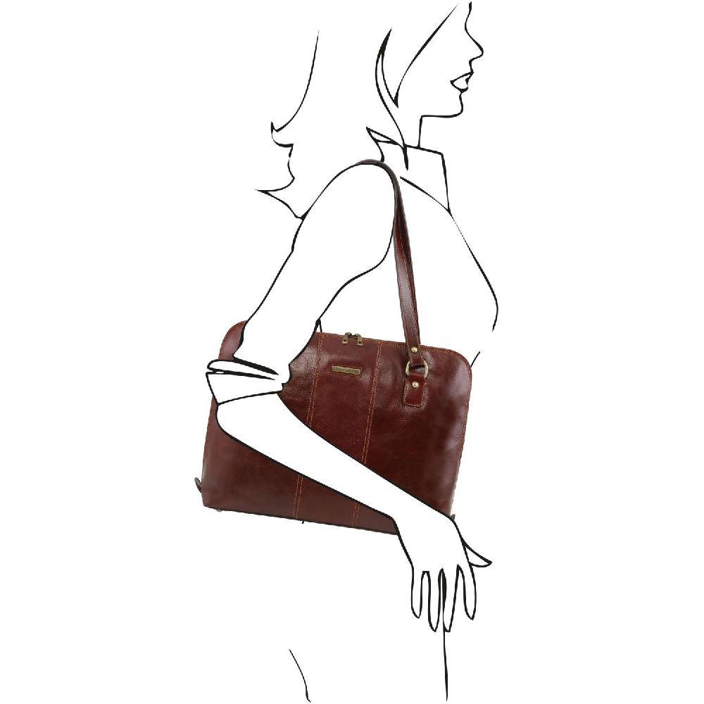 Tuscany Leather Esclusiva Borsa da Lavoro per Donna Smaltimento dello stoccaggio
