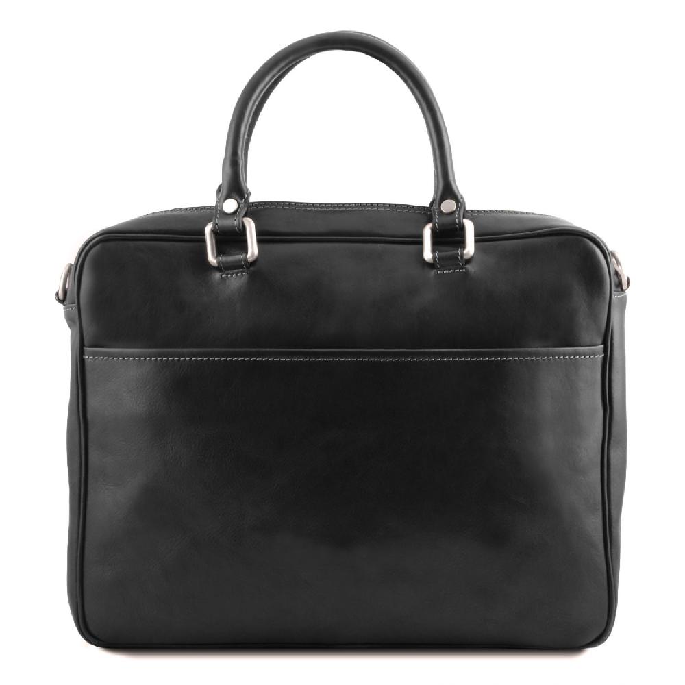 Tuscany Leather Borsa Porta Computer da Lavoro con Tasca Frontale in Pelle Offerte esclusive