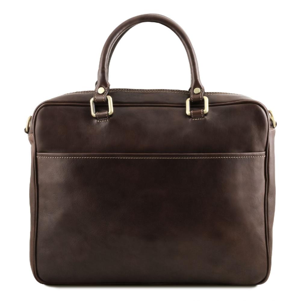 Tuscany Leather Borsa Porta Computer da Lavoro con Tasca Frontale in Pelle Lightning offer