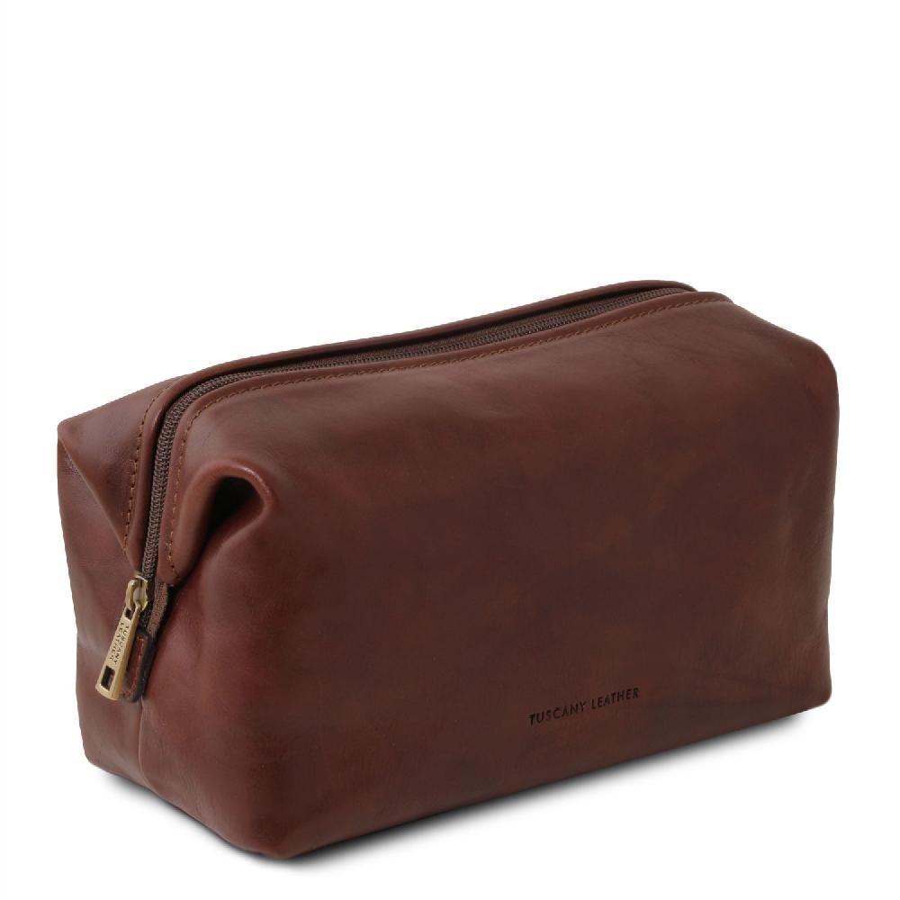 Tuscany Leather Beauty Case in Pelle - Misura Grande Offerte stagionali