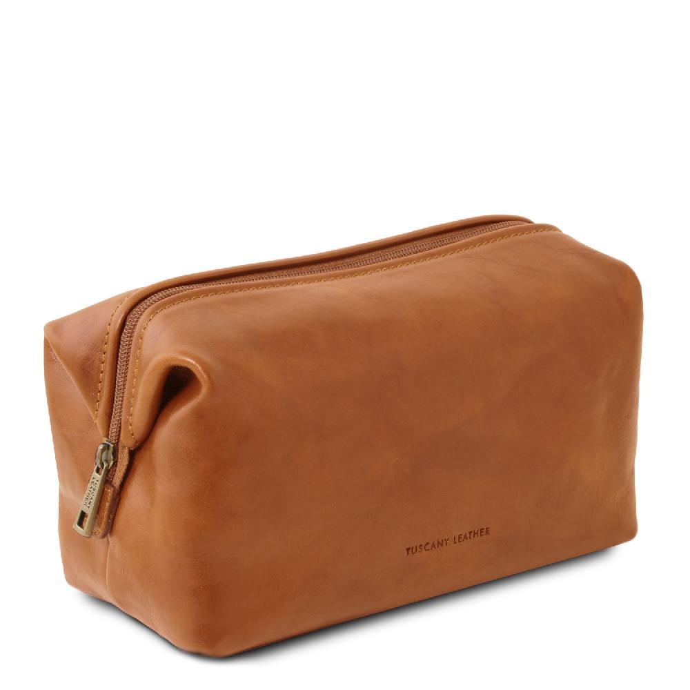 Tuscany Leather Beauty Case in Pelle - Misura Grande Liquidazione