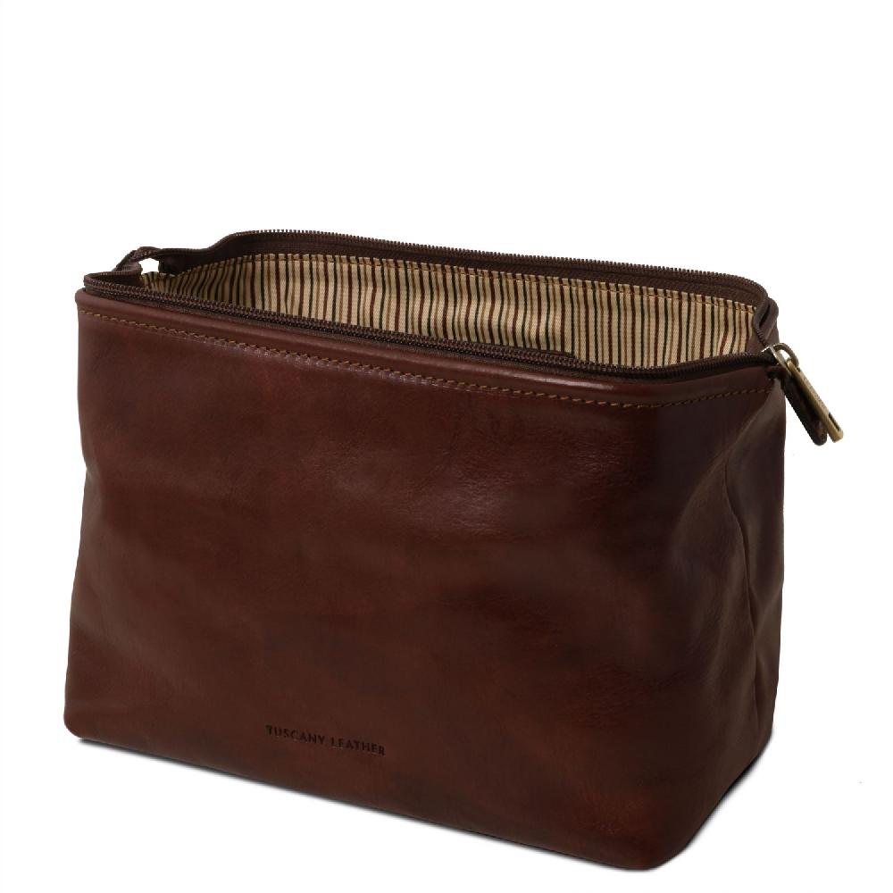 Tuscany Leather Beauty Case in Pelle - Misura Piccola Offerte giornaliere