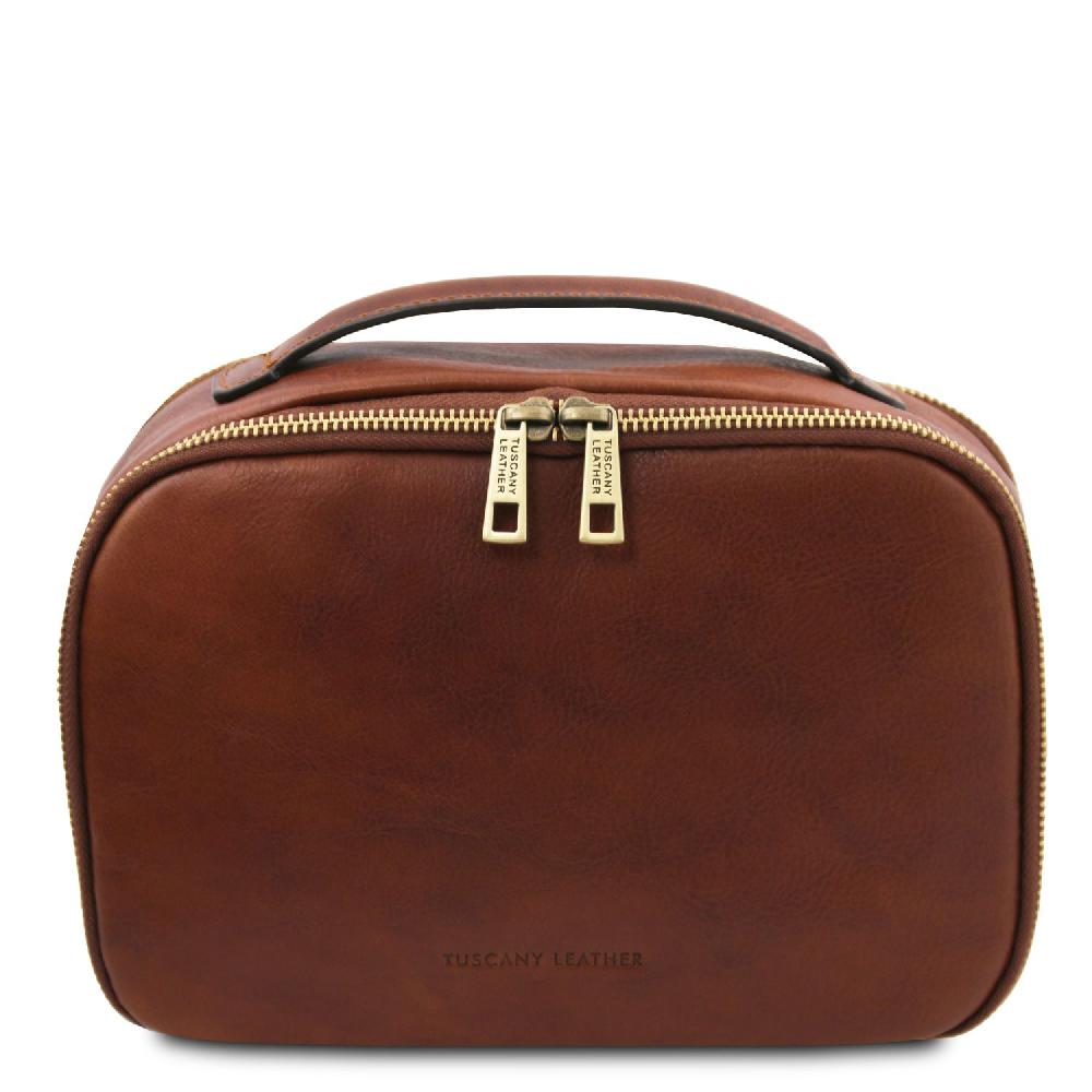 Tuscany Leather Beauty Case in Pelle Prezzo basso