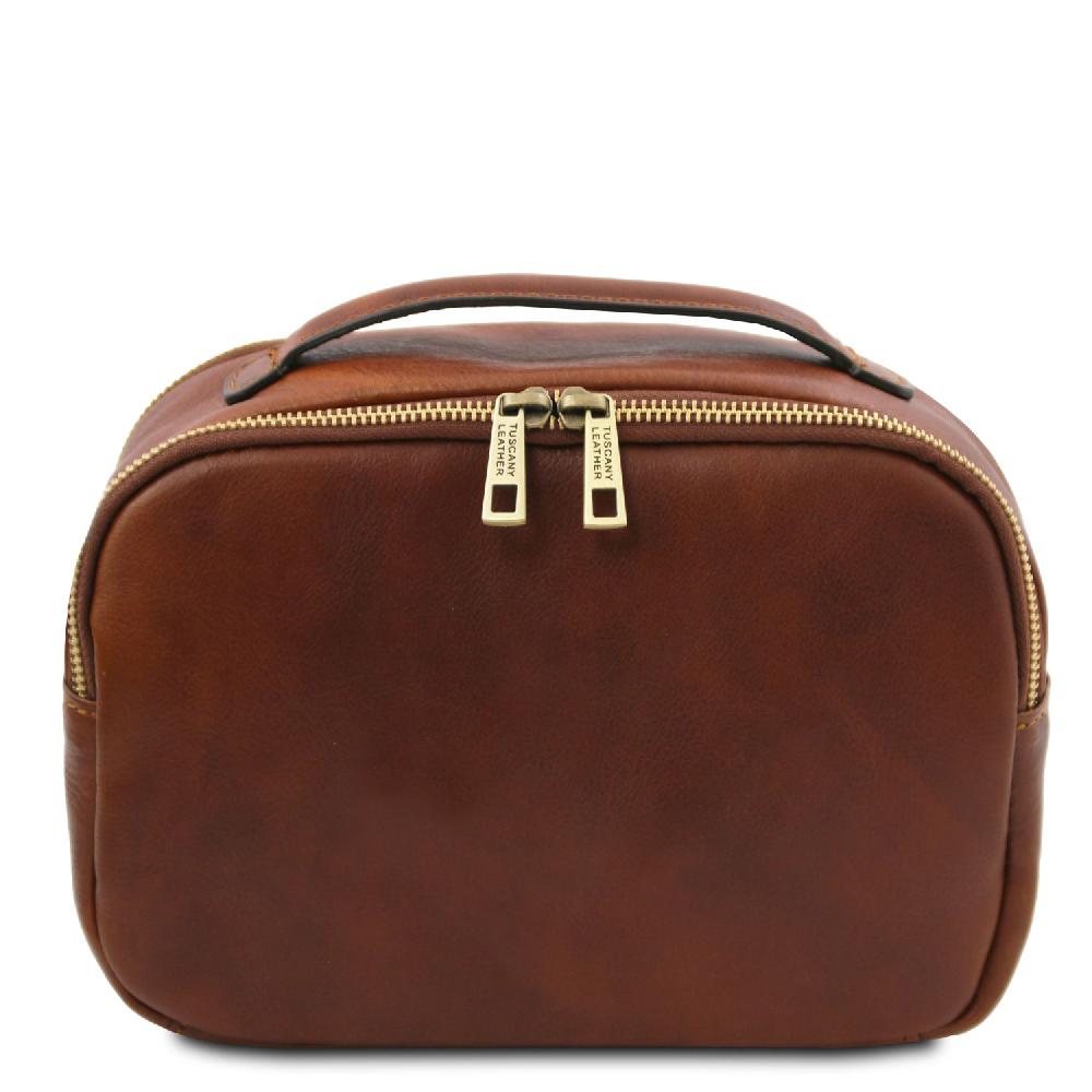 Tuscany Leather Beauty Case in Pelle Prezzo basso