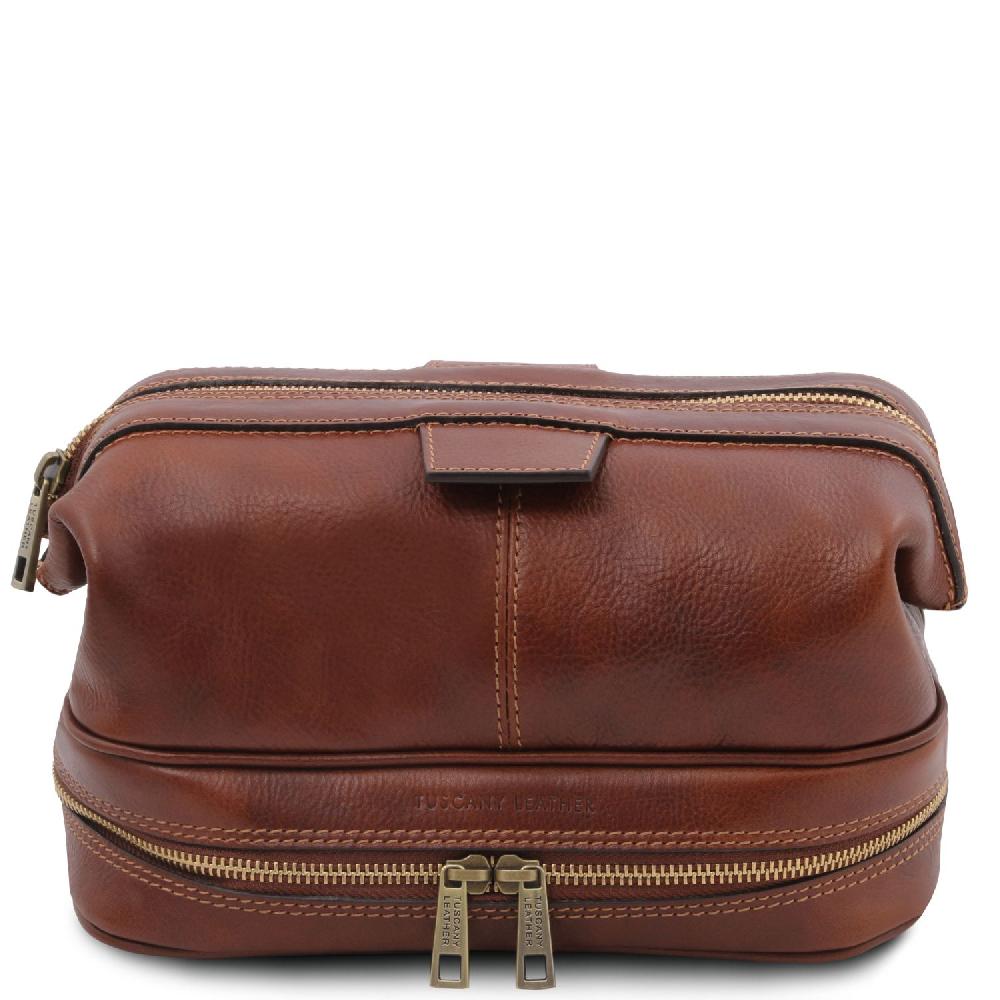 Tuscany Leather Beauty Case in Pelle Rilascio limitato