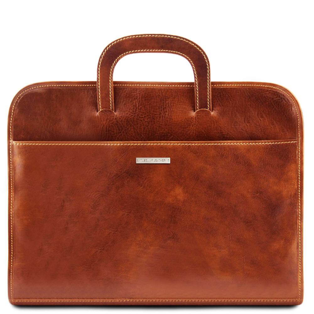Tuscany Leather Cartella Portadocumenti in Pelle Presa