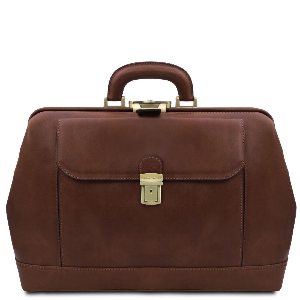 Tuscany Leather Esclusiva Borsa Medico in Pelle Vendita Economica
