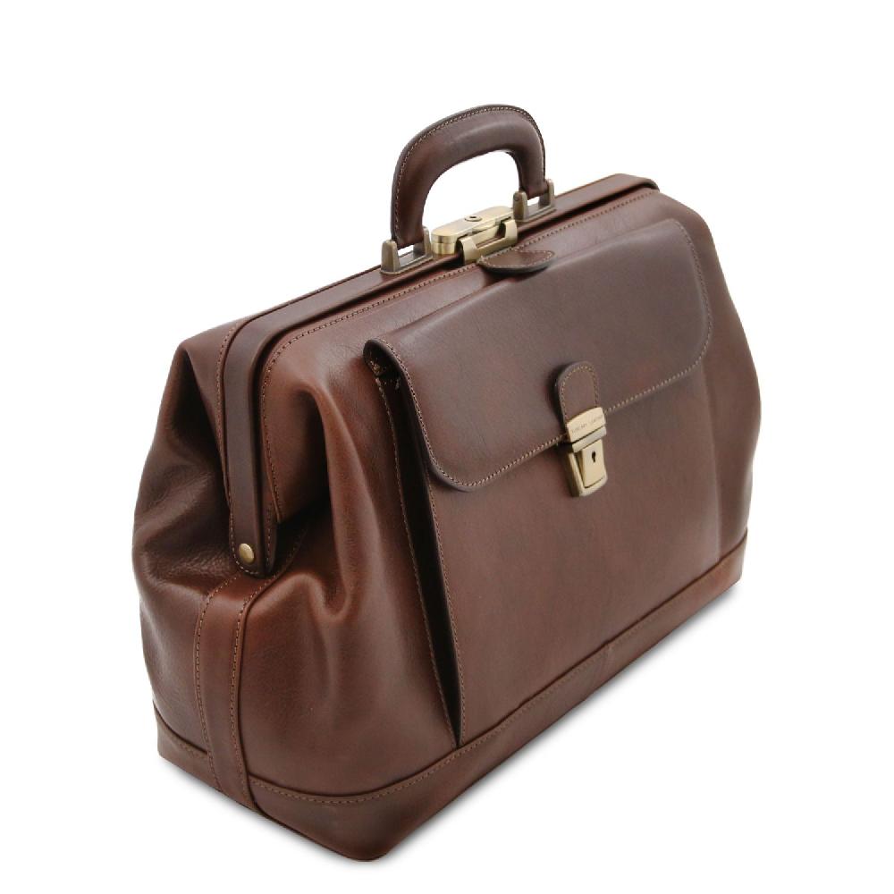 Tuscany Leather Esclusiva Borsa Medico in Pelle Vendita Economica