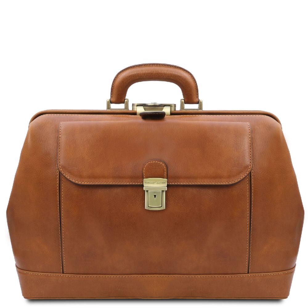 Tuscany Leather Esclusiva Borsa Medico in Pelle Saldi Di Fabbrica