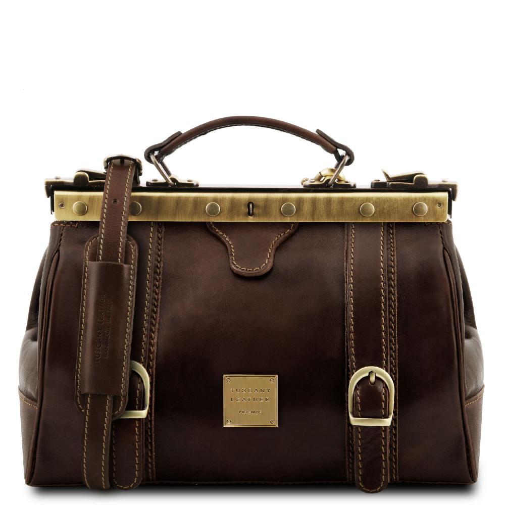 Tuscany Leather Borsa Medico in Pelle con Fibbie Frontali Prezzo di fabbrica