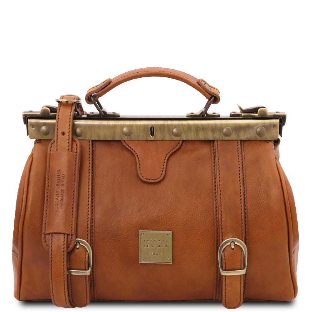 Tuscany Leather Borsa Medico in Pelle con Fibbie Frontali Comprare a buon mercato