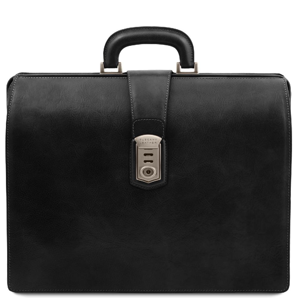 Tuscany Leather Borsa Medico in Pelle 3 Scomparti Grande vendita