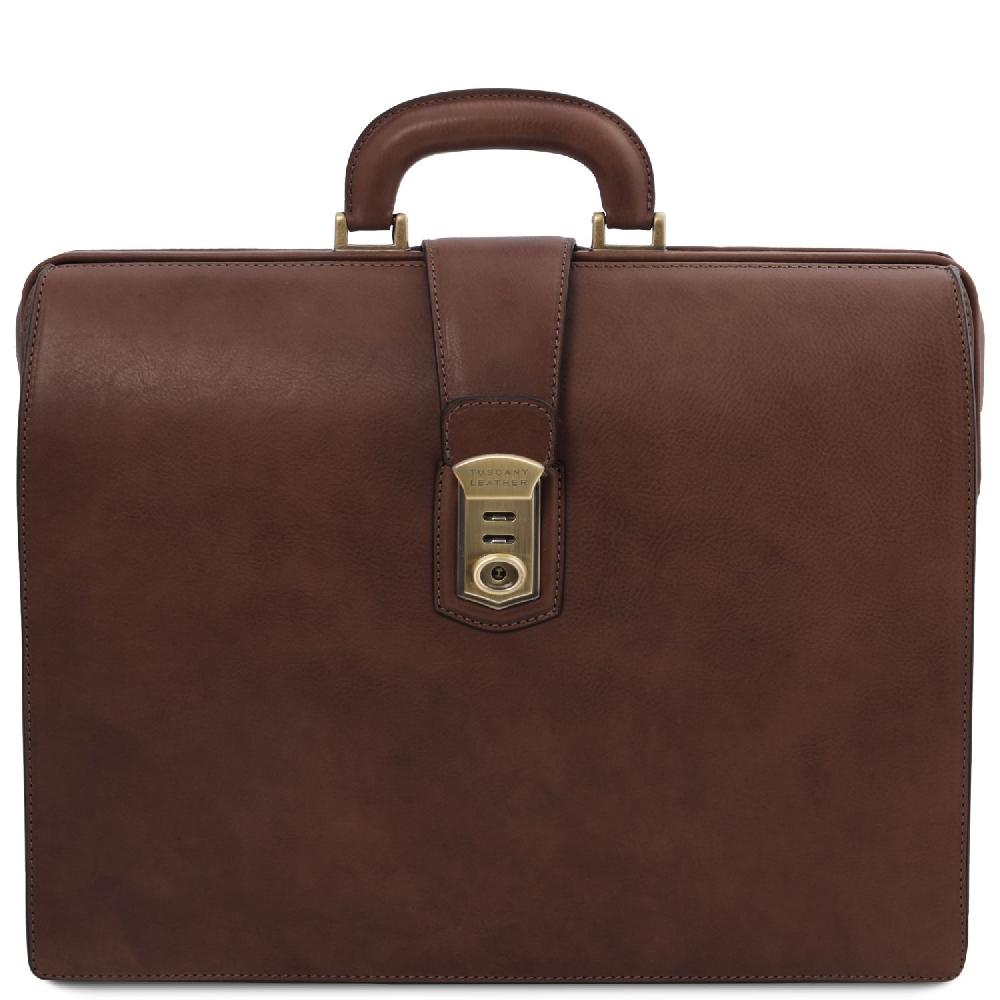 Tuscany Leather Borsa Medico in Pelle 3 Scomparti