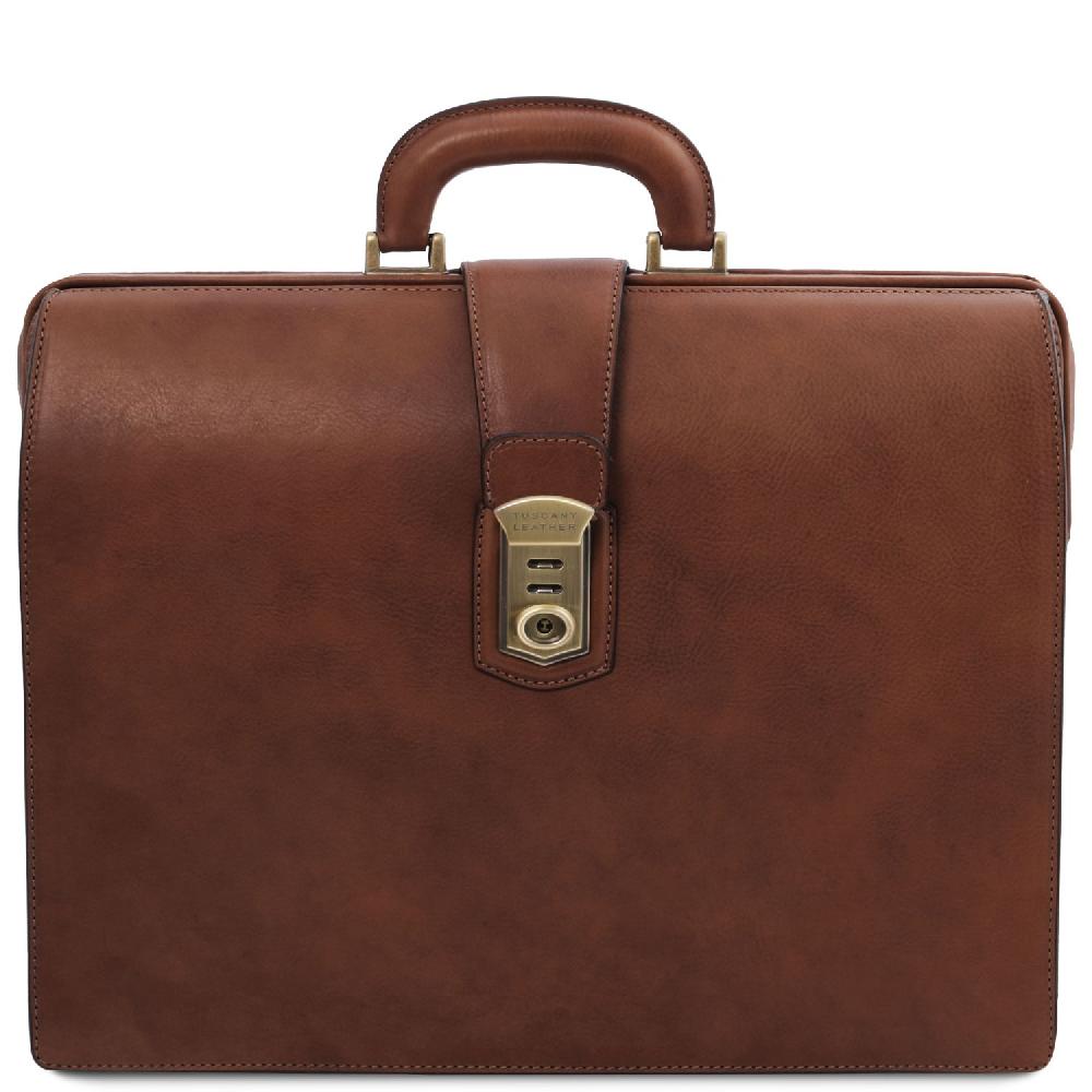 Tuscany Leather Borsa Medico in Pelle 3 Scomparti