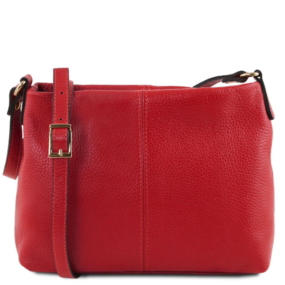 Tuscany Leather Borsa a Tracolla in Pelle Morbida Black Friday
