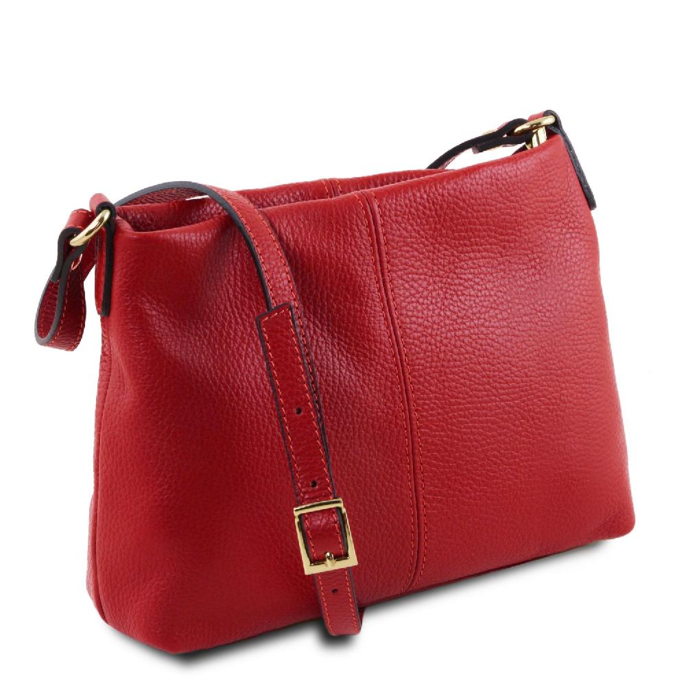 Tuscany Leather Borsa a Tracolla in Pelle Morbida Black Friday