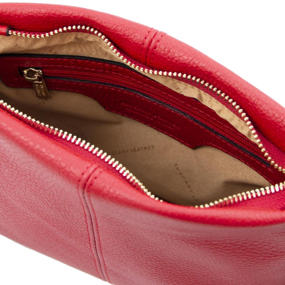 Tuscany Leather Borsa a Tracolla in Pelle Morbida Black Friday