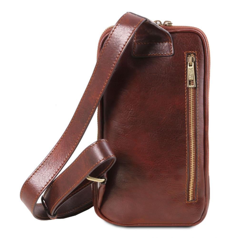 Tuscany Leather Monospalla in Pelle Offerta Giorno del Papà