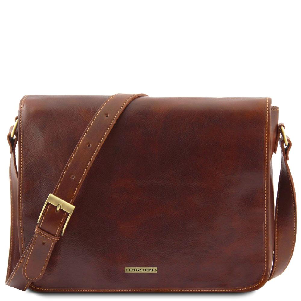 Tuscany Leather Borsa a Tracolla 2 Scomparti in Pelle Offerta migliore