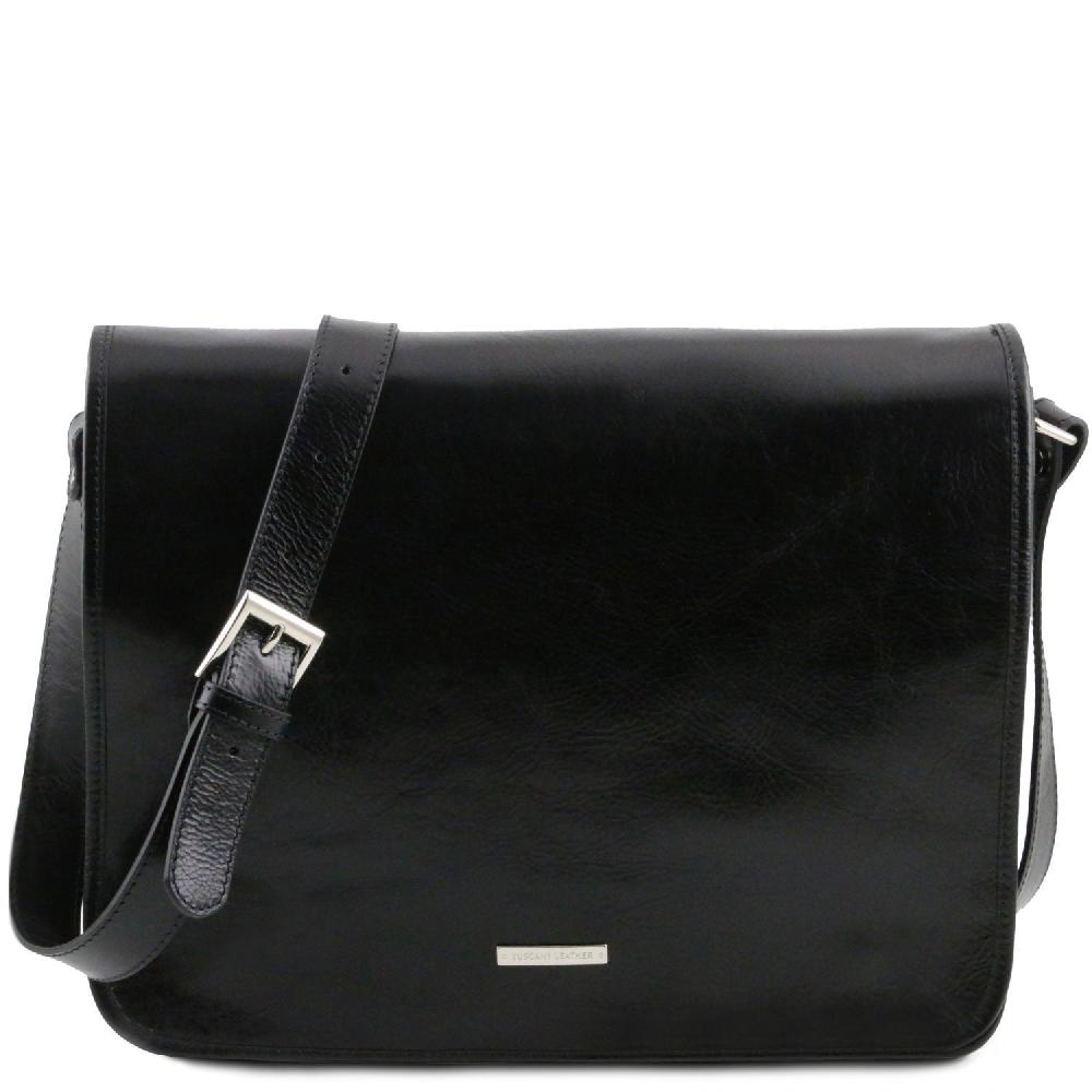 Tuscany Leather Borsa a Tracolla 2 Scomparti - Misura Grande Latest fashion