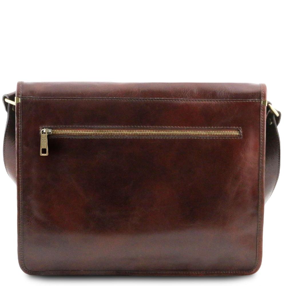 Tuscany Leather Borsa a Tracolla 2 Scomparti - Misura Grande Online Outlet