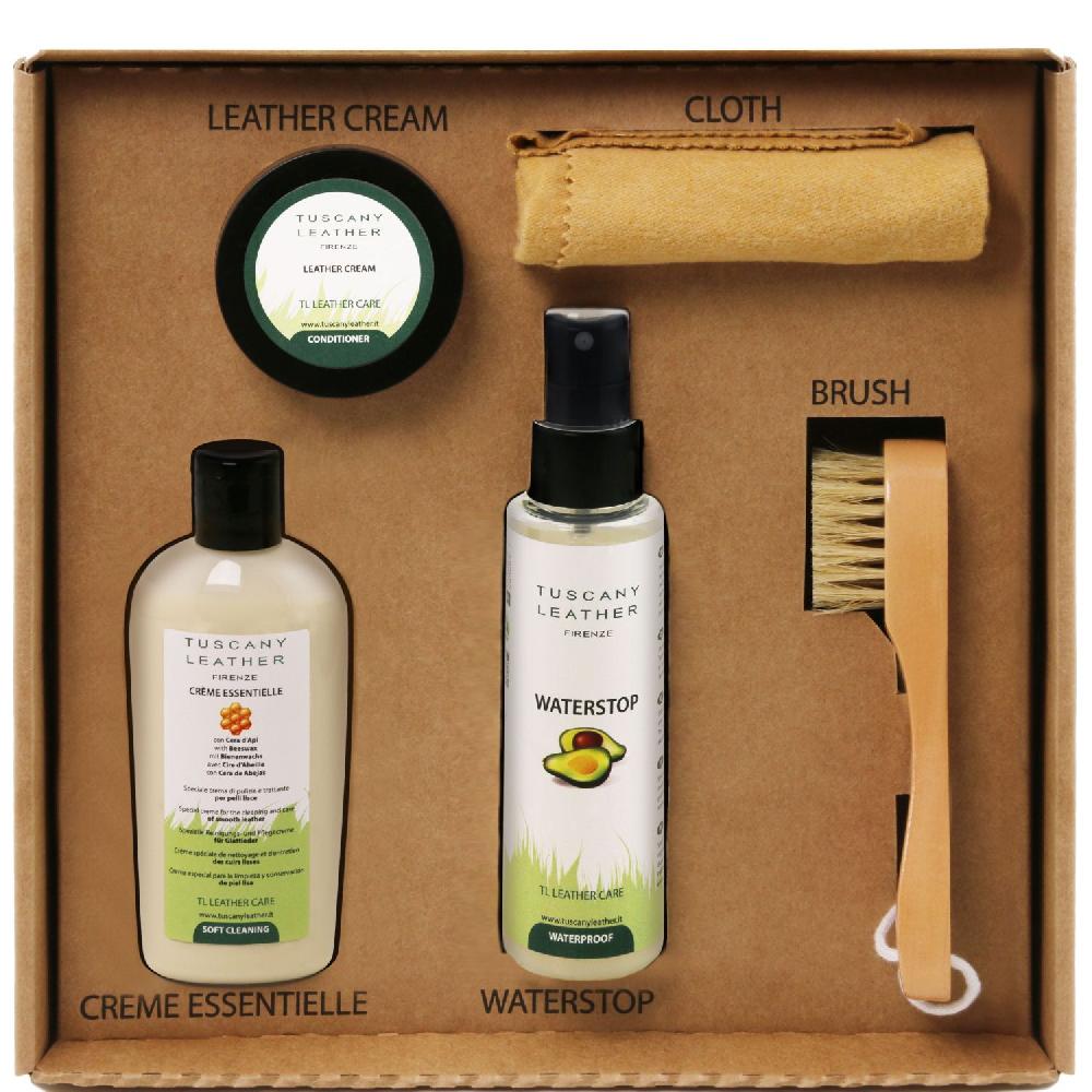 Tuscany Leather Prodotti per la Cura Della Pelle set Completo Ritorno libero