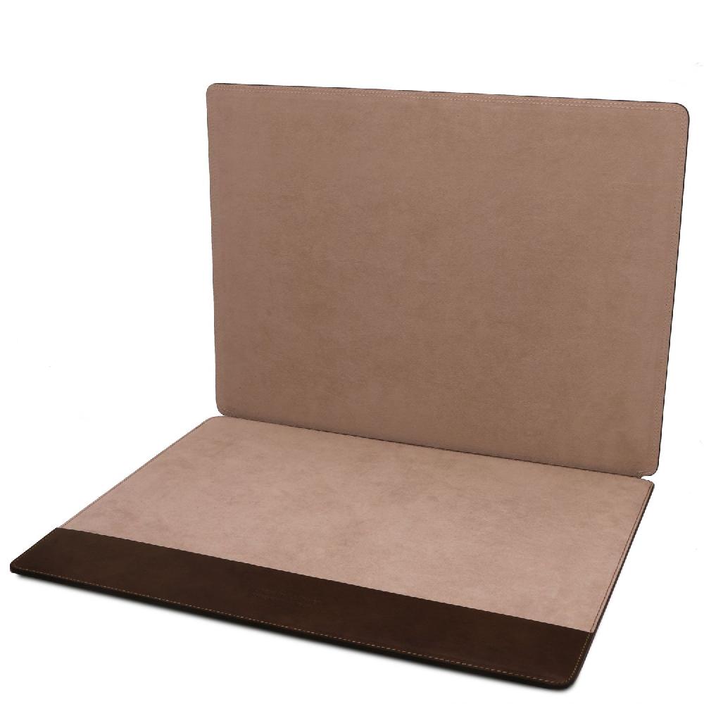 Tuscany Leather Sottomano da Scrivania in Pelle con Ribalta Sostegno trimestrale