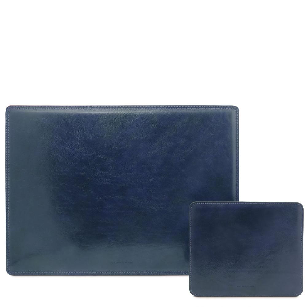 Tuscany Leather Sottomano da Scrivania e Tappetino per Mouse in Pelle
