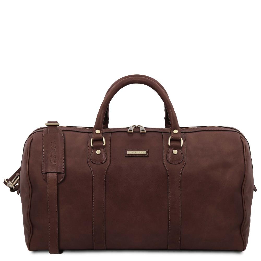 Tuscany Leather Borsone da Viaggio in Pelle e Beauty Case in Pelle 50% di sconto per tempo limitato