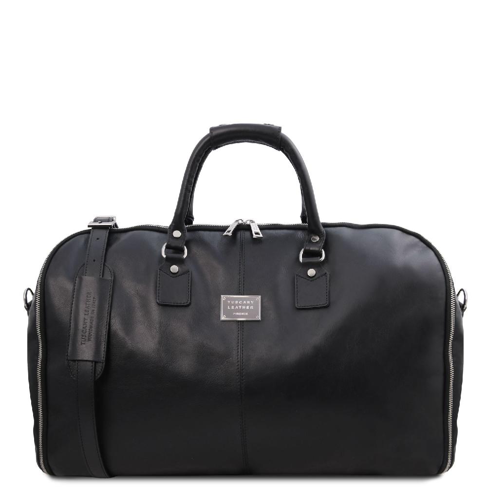 Tuscany Leather Borsone da Viaggio/Porta Abiti in Pelle