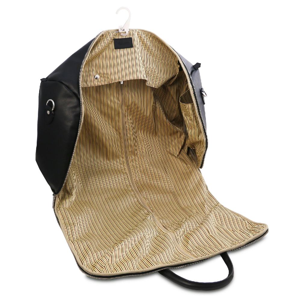 Tuscany Leather Borsone da Viaggio/Porta Abiti in Pelle Italia