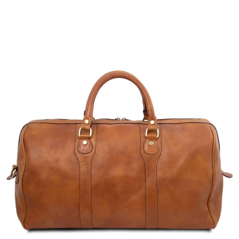 Tuscany Leather Borsone da Viaggio in Pelle Consegna Veloce