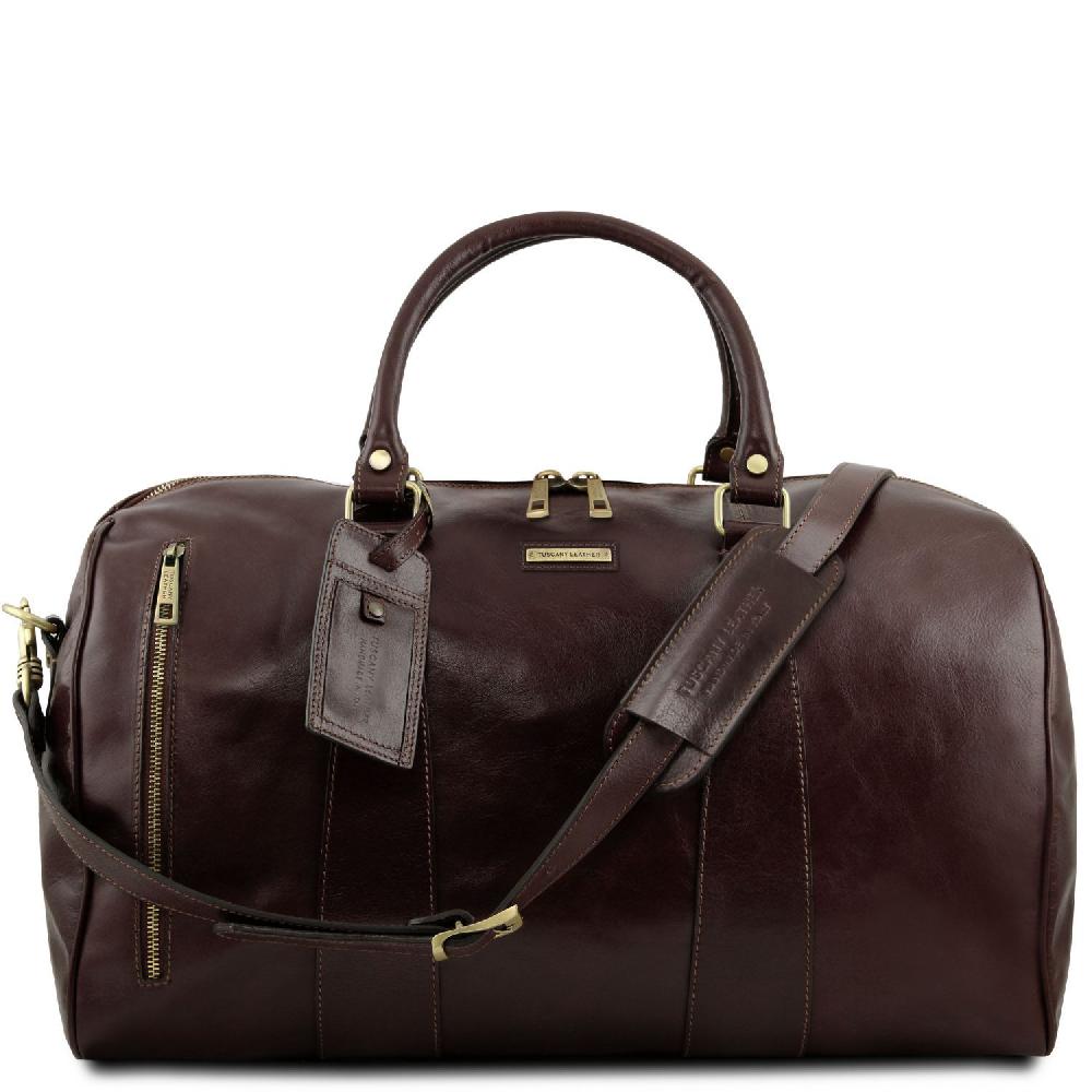 Tuscany Leather Borsone da Viaggio in Pelle - Misura Grande