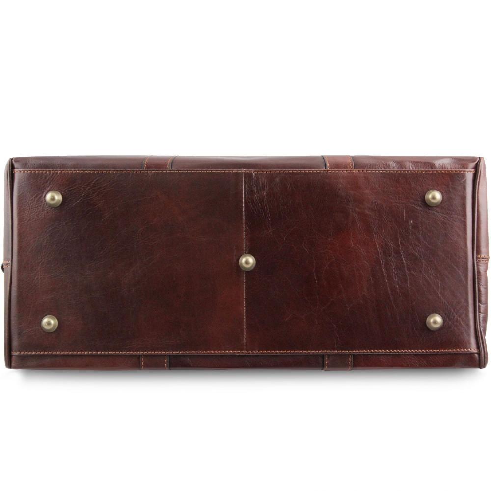 Tuscany Leather Borsone da Viaggio in Pelle - Misura Grande Convenienza