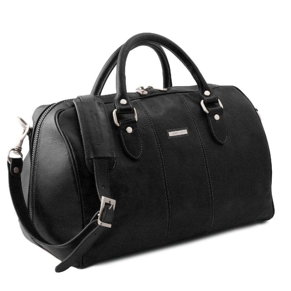 Tuscany Leather Borsone da Viaggio in Pelle - Misura Piccola Presa