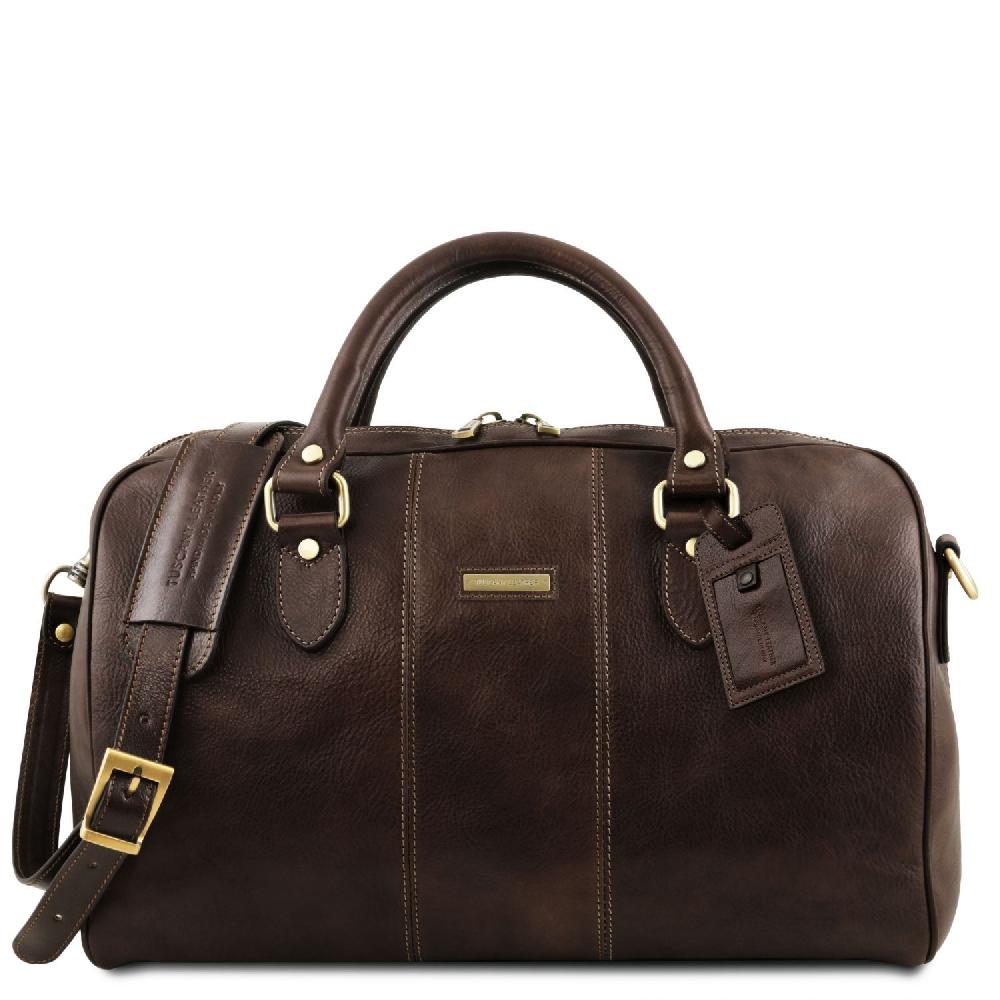 Tuscany Leather Borsone da Viaggio in Pelle - Misura Piccola Sconto