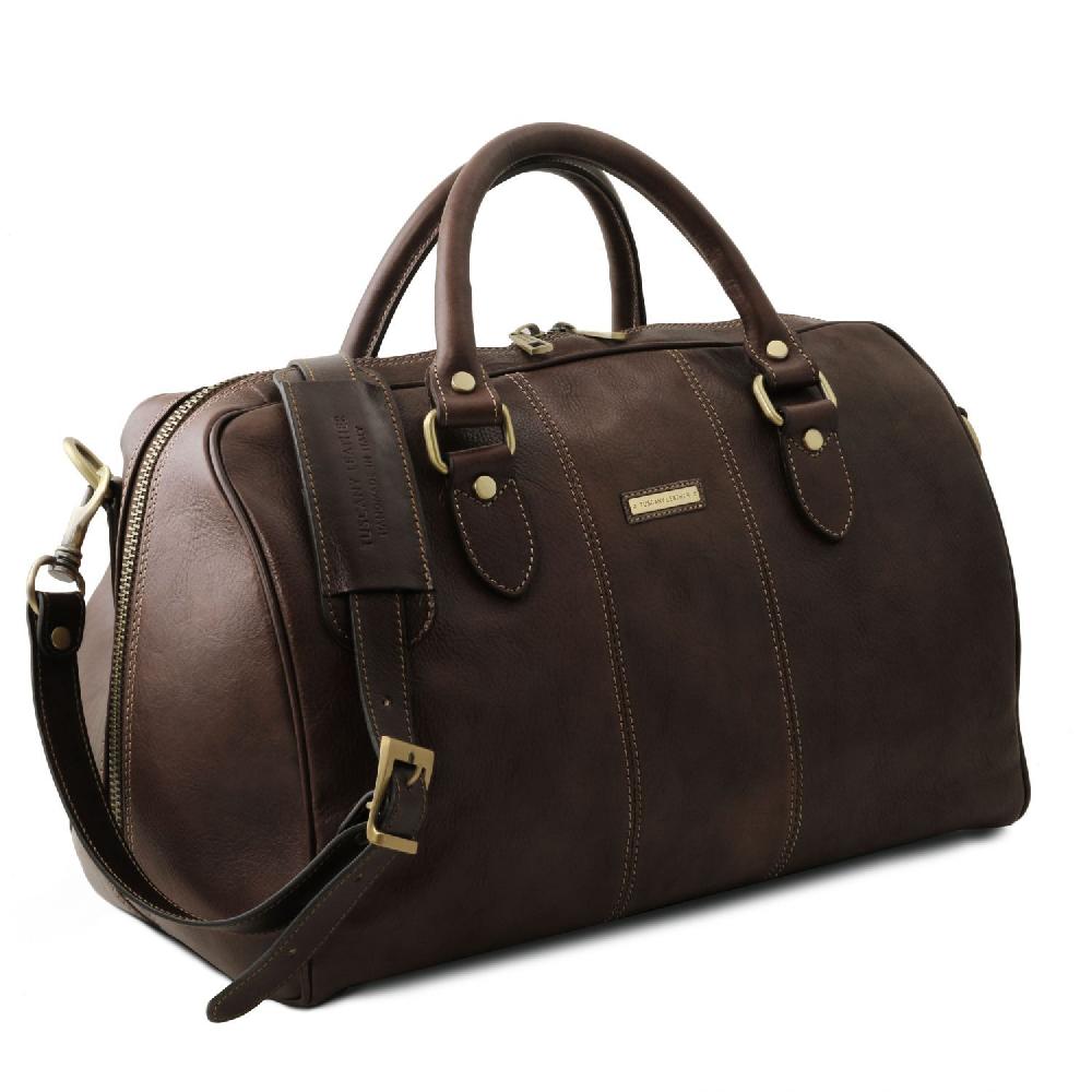 Tuscany Leather Borsone da Viaggio in Pelle - Misura Piccola Sconto