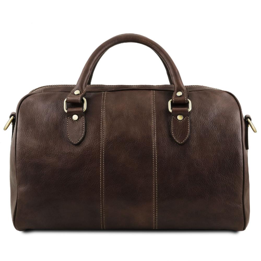 Tuscany Leather Borsone da Viaggio in Pelle - Misura Piccola Sconto