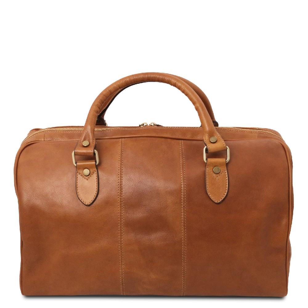 Tuscany Leather Borsone da Viaggio in Pelle - Misura Piccola Economico
