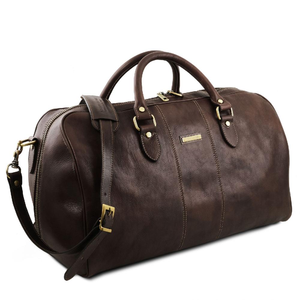 Tuscany Leather Borsone da Viaggio in Pelle - Misura Grande Outlet