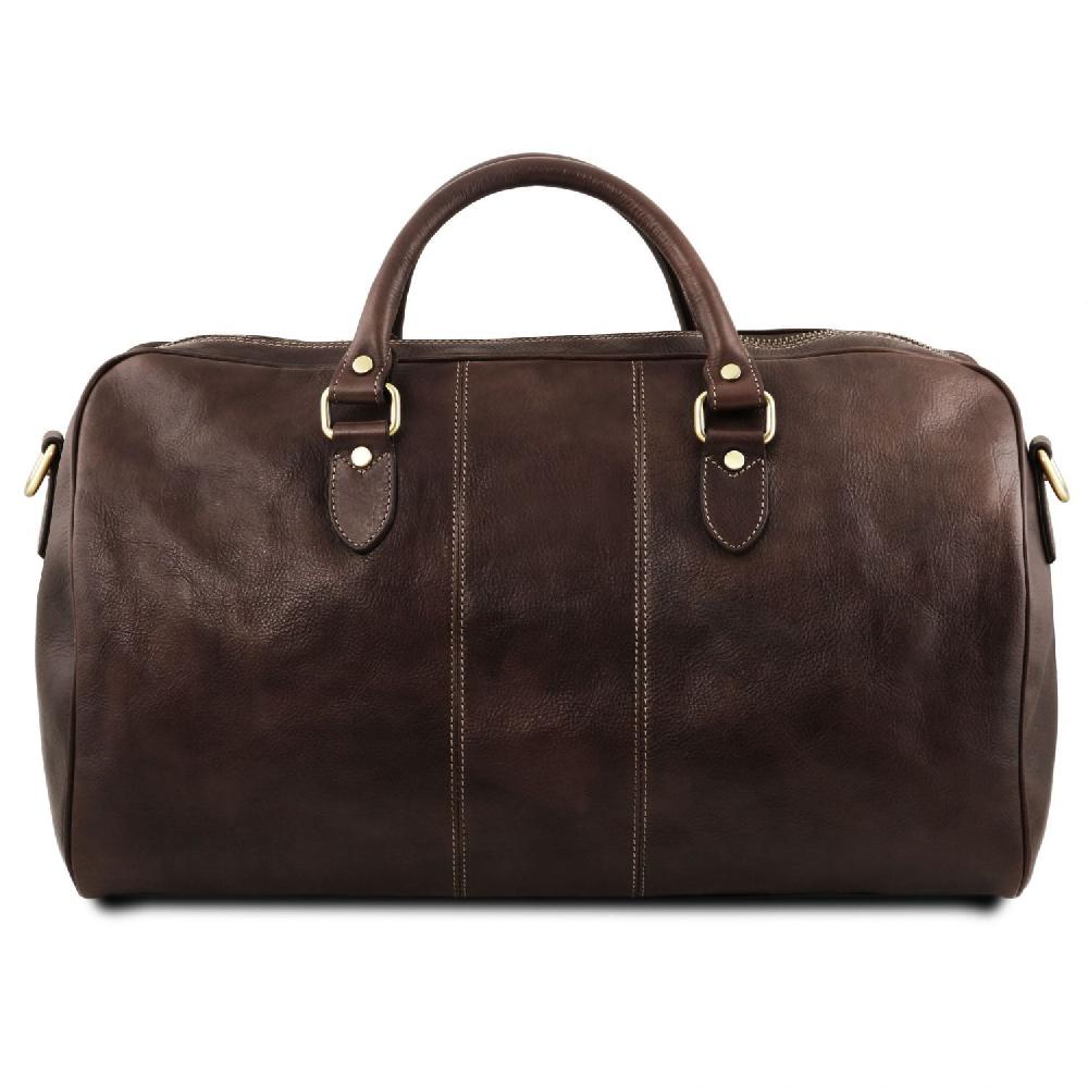 Tuscany Leather Borsone da Viaggio in Pelle - Misura Grande Outlet
