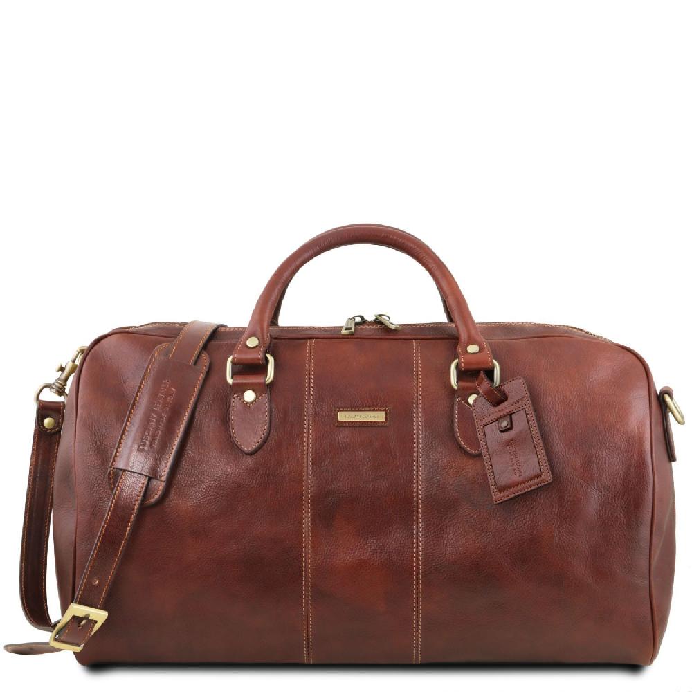 Tuscany Leather Borsone da Viaggio in Pelle - Misura Grande In Vendita