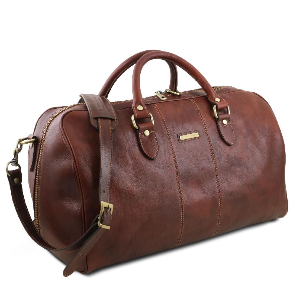 Tuscany Leather Borsone da Viaggio in Pelle - Misura Grande In Vendita