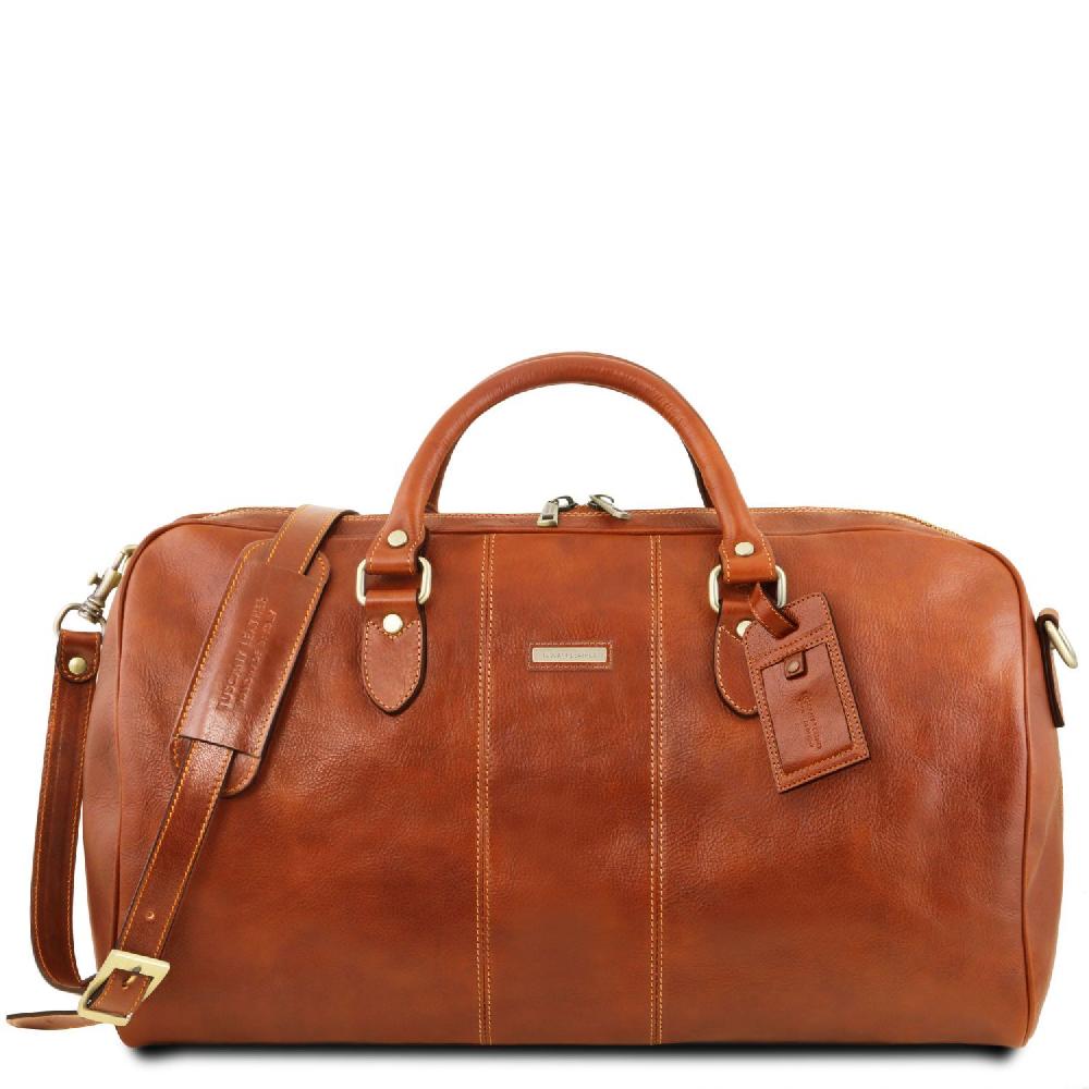 Tuscany Leather Borsone da Viaggio in Pelle - Misura Grande Saldi