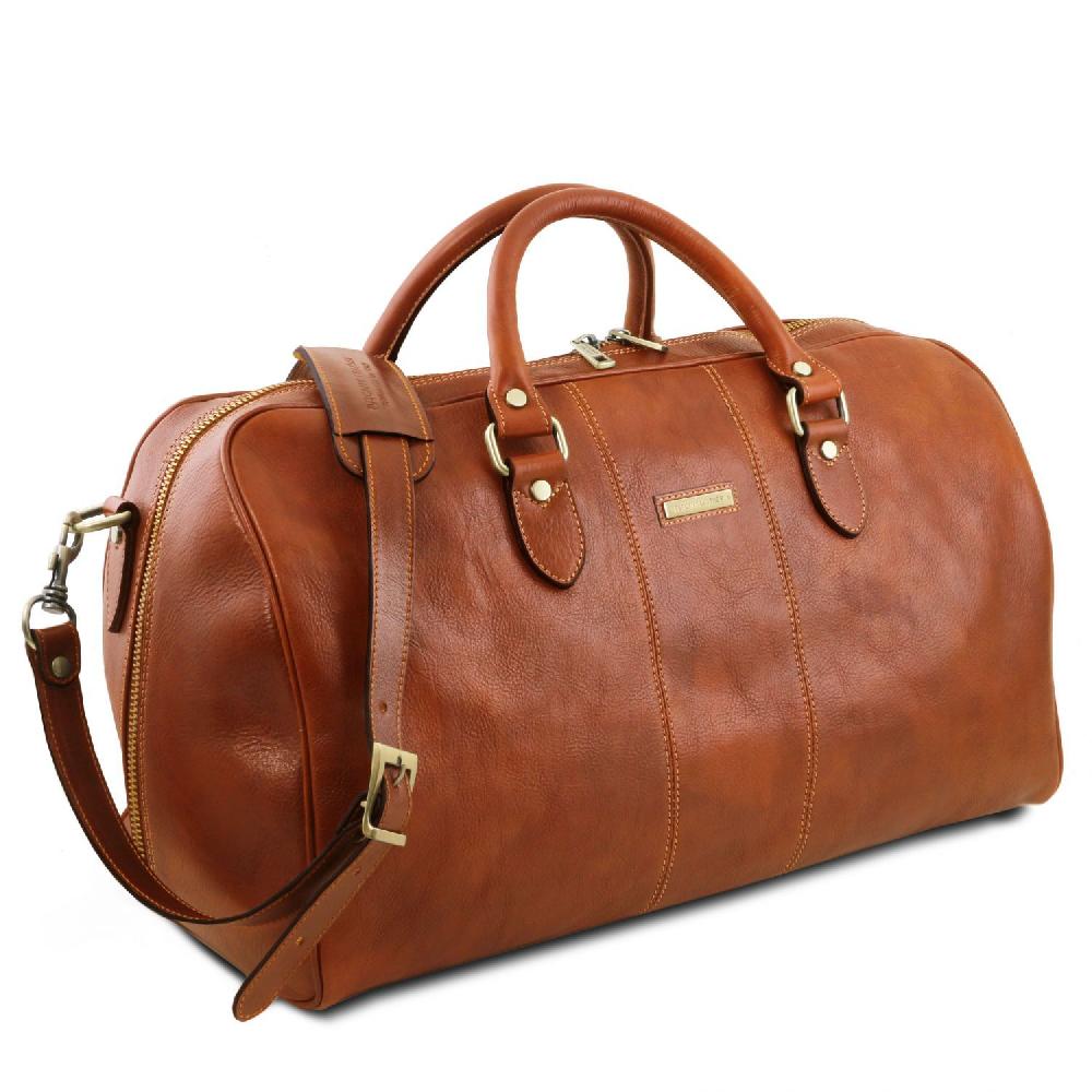 Tuscany Leather Borsone da Viaggio in Pelle - Misura Grande Saldi