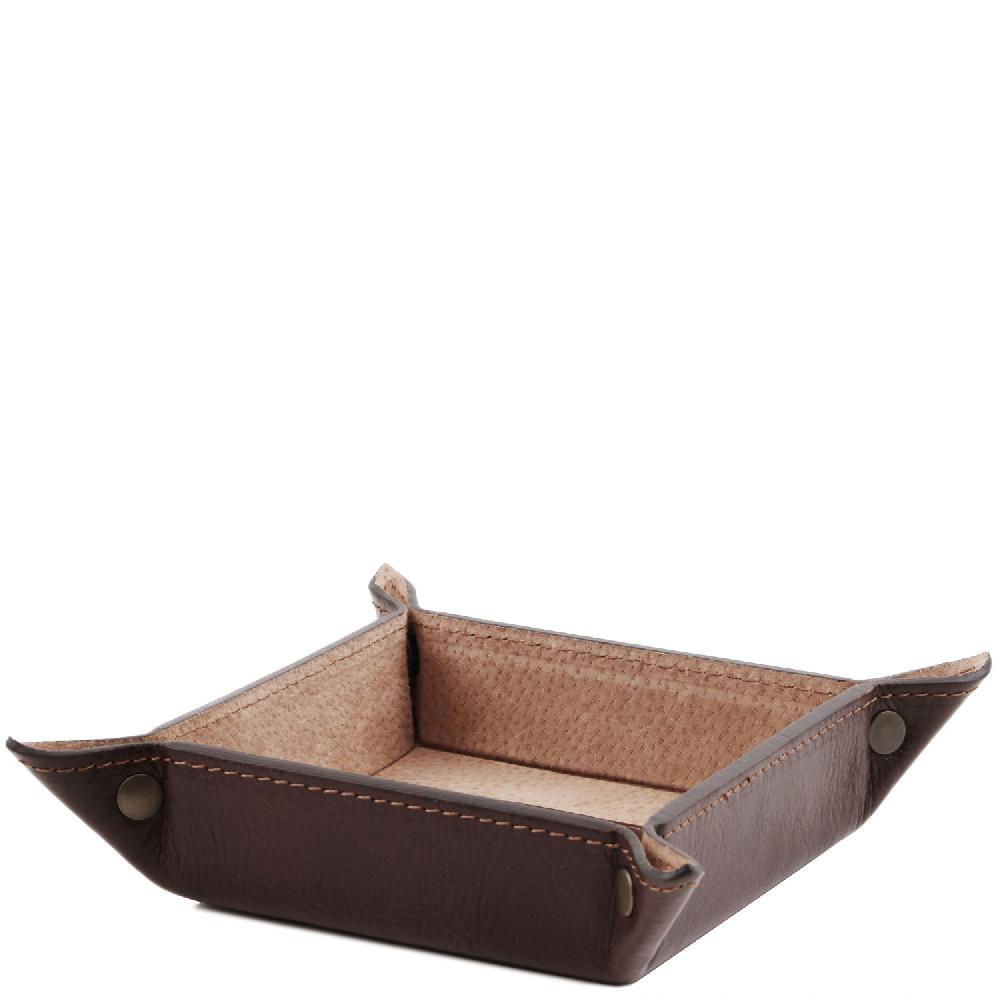 Tuscany Leather Esclusivo Svuotatasche in Pelle Misura Grande Vendite Flash