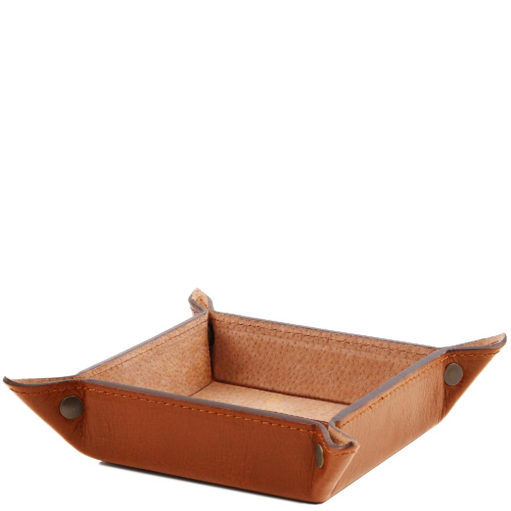 Tuscany Leather Esclusivo Svuotatasche in Pelle Misura Grande In Saldo