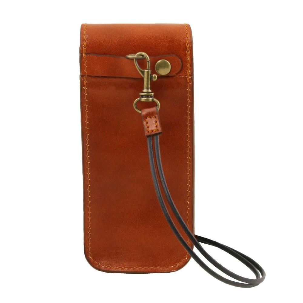 Tuscany Leather Esclusivo Portaocchiali/Portacellulare/porta Orologio a Tracolla in Pelle Negozio online di fabbrica