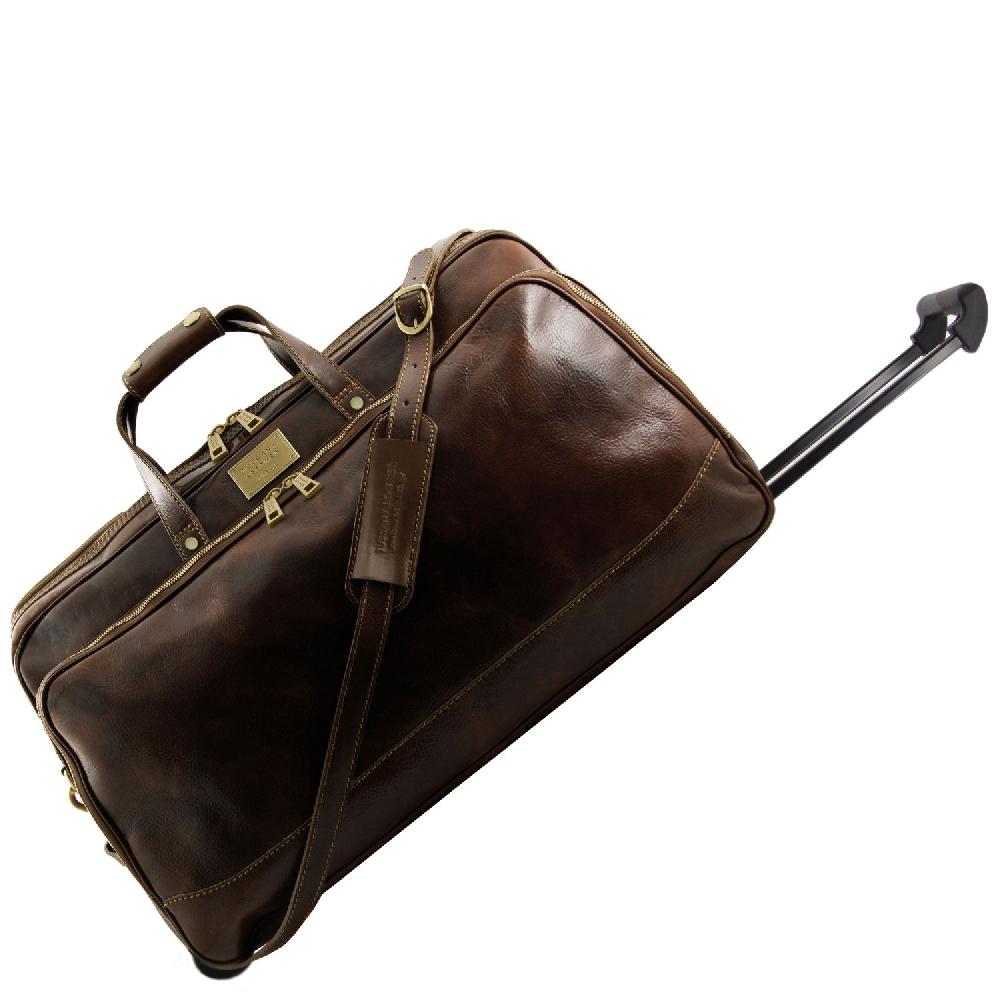 Tuscany Leather Borsa-Trolley in Pelle - Misura Grande Offerta speciale
